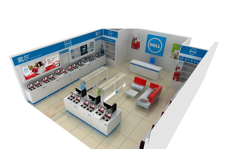 電腦店裝修設(shè)計效果圖