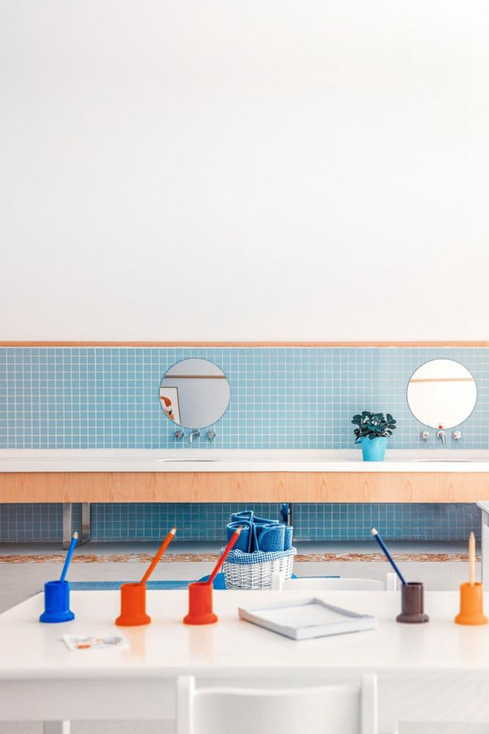 早教中心裝修-洗手區(qū)設(shè)計效果圖